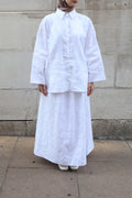 The Essential Linen Skirt - White